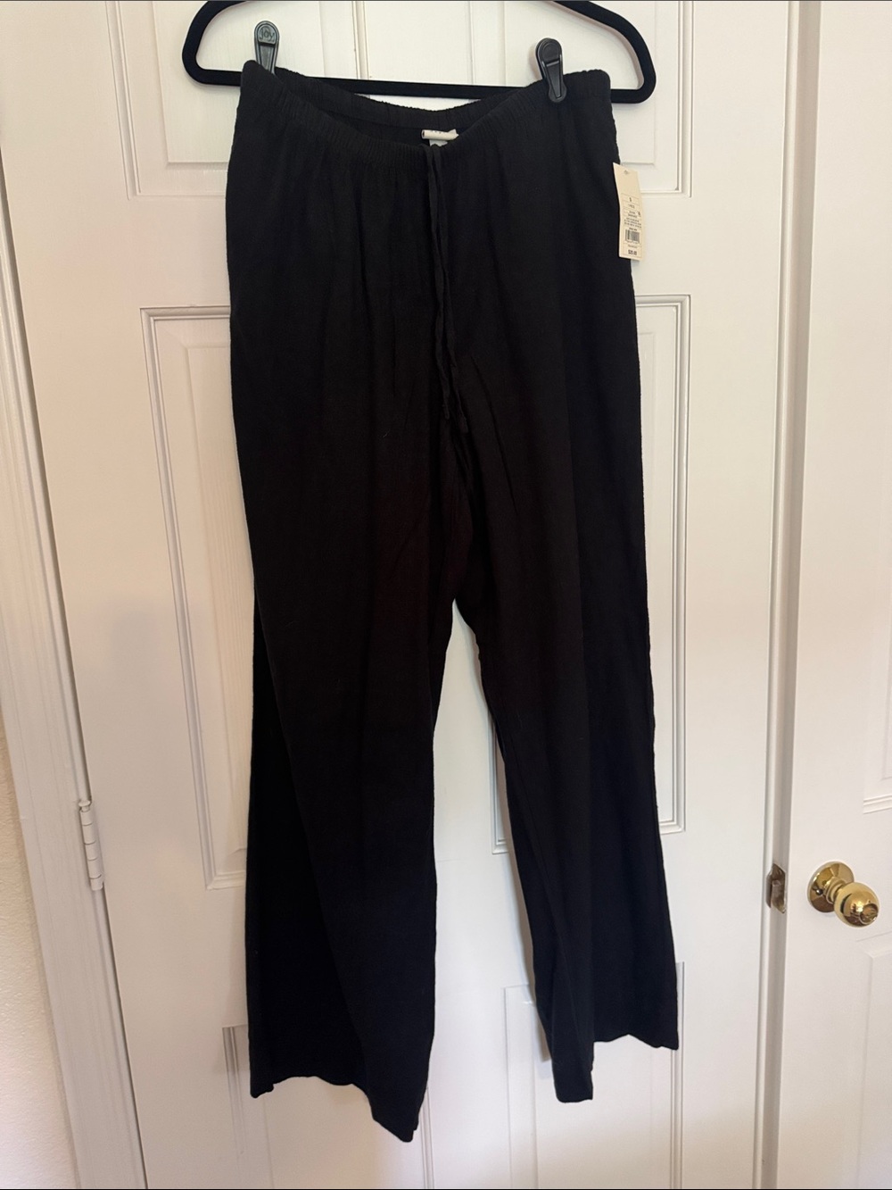 a new day Black Drawstring Lounge Joggers